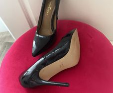 NEXT SIGNATURE Classic Black Stillettos Patent Leather