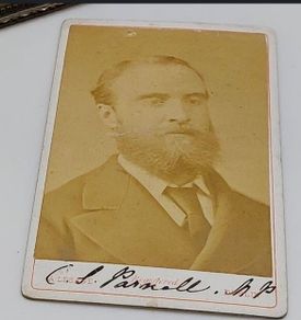 Charles Stewart Parnell Signed Postcard