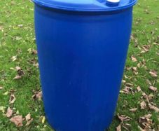 Plastic Barrels blue 200 litre Like New