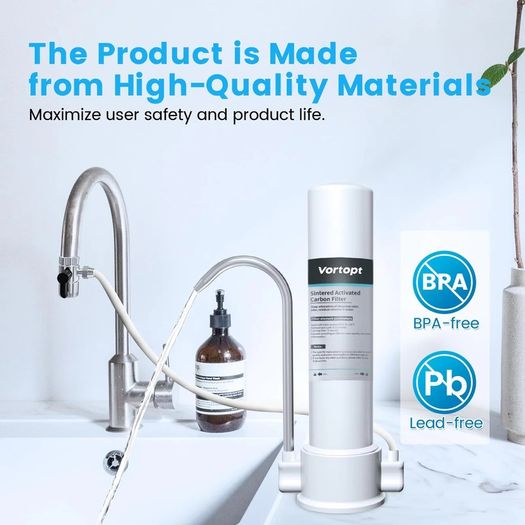 Brand New Vortopt Improved Water Filter Faucet -