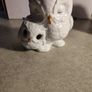 Royal Osborne White Bone China Ornament  Pair Of Owls / Mother & Baby Image 3