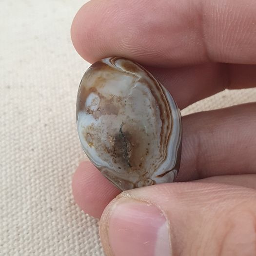 Natural Suliemani Eye Vintage Agate Bead Amulet
