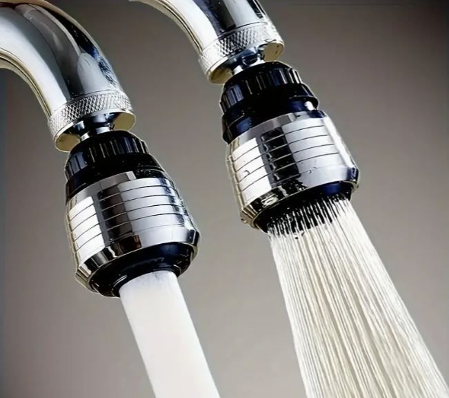 Splash-Proof Faucet Extender with Dual Spray Modes, new.