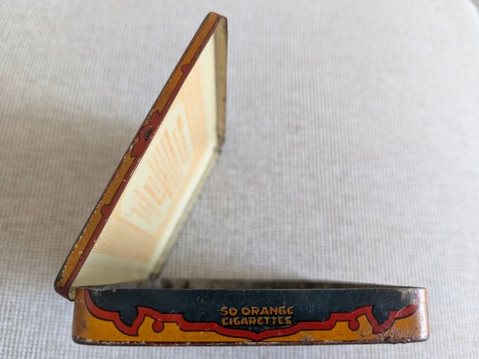 Vintage 1920s Turmac Turkish Macedonian Advertising Tin