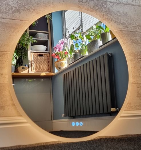 LED Bathroom Mirror Bluetooth Antifog Light Memory Function