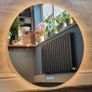 LED Bathroom Mirror 80cm Makeup Dual LED Bright  Bluetooth Speakers Antifog Degogger ON/OFF Touch Switch Image 4