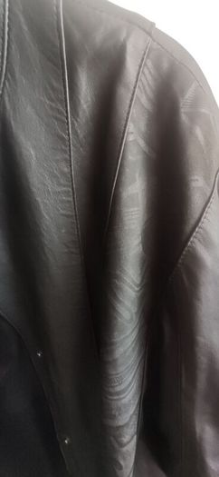Authentic Vintage Sardar Soft Leather Jacket Rare Embossed Detail  Size 16 (Fits M-L Oversized)