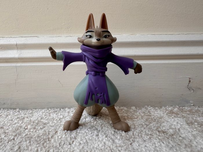 Kung Fu Panda 4 Zhen Fox Figure Burger King approx. 10 cm. Used Please see photos