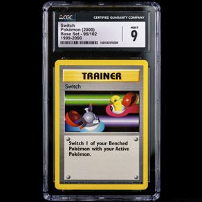 Switch 95/102 1999-2000 CGC 9 Mint Common WOTC Base Set 1999 Pokemon Card Vintage 4th Print