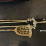 Antique Brass Fireplace Companion Set Image 2