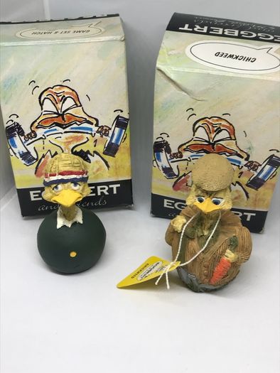 Vintage Eggbert Cavalcade figurines