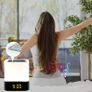 Night Lights Bluetooth Speaker, Alarm Clock Bluetooth Speaker Touch Sensor Bedside Lamp Dimmable RGB Multicolor LED Table Lamp, Hand-Free Call, USB Charging, Micro SD/AUX Support Image 5