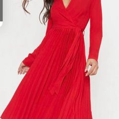 Red Midi Dress