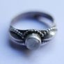 Vintage Sterling Silver 925 Moonstone Ring size L1/2 - 2,9g Image 5
