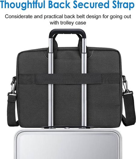 16 Inch Laptop Bag Case, Waterproof Slim Computer Sleeve Cover Compatible with MacBook Air/Pro 15/16, Surface Book 3/2 15, Dell Inspiron 15.6, HP Pavilion 15.6, Samsung Chromebook 15.6