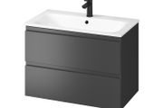 Vanity Unit Cersanit Moduo 80cm Anthracite (CABINET + WASHBASIN)