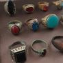 Ancient Handmade Brass Rings Lot of 15 Mixed Collectible Antique Rings Image 2