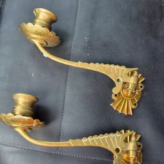 Piano candle holders. Vintage.