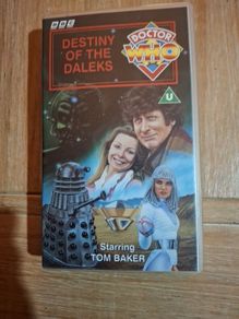 Doctor Who VHS Destiny of the Daleks in very good condition