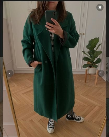 Green Winter Coat Size Uk 10