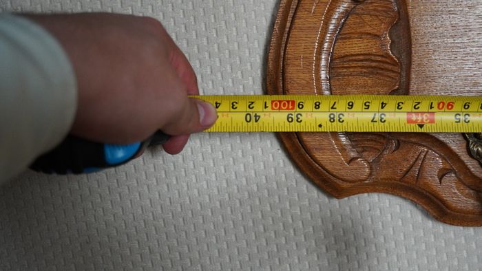 French Carved Oak Wall Coat Rack
