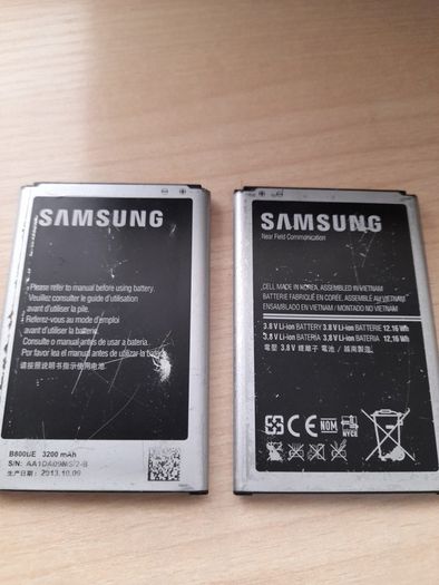 2 Samsung Galaxy Note 3 Batteries