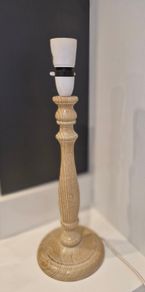 Wooden Lamp Stands x 2