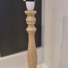Wooden Lamp Stands x 2