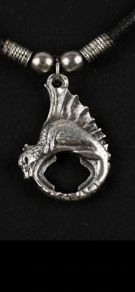 Dragon pendant. Fantasy jewellery.