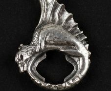 Dragon pendant. Fantasy jewellery.