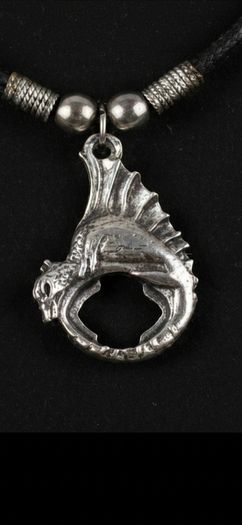 Dragon pendant. Fantasy jewellery.
