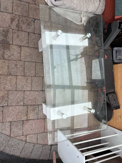 glass coffee table