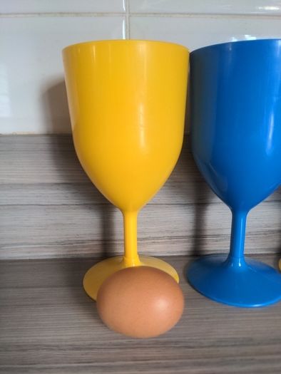 Plastic wine glasses