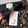 Sezane Malia skirt midnight blue jacquard size 12 BNWT Image 2