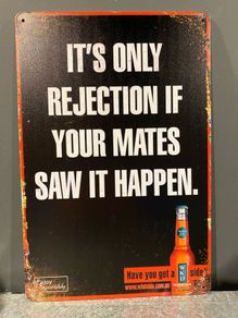 Wkd Tin Metal sign