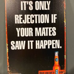 Wkd Tin Metal sign