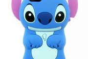 iphone5 3D Cartoon Stitch Soft Silicon Case Cover Blue