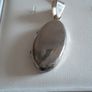 silver chain and locket Image 6
