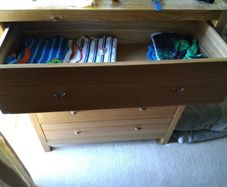 Solid Oak Chest Of Drawers