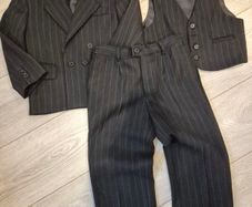 Boy pinstripe 3 pieces Suits