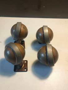 4 X Archibald Kenrick Vintage Heavy Duty Furniture Castors