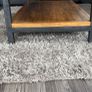 Industrial style coffee table with lower shelf Image 3