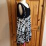 Purple Rose ladies black and white sleeveless dress Size L Uk 14/16 postage included Image 5