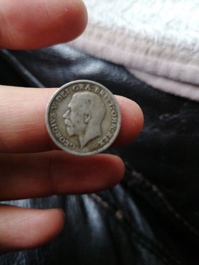 1914 UK Silver Sixpence Coin
