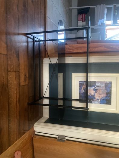 glass tv stand