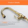 BRAND NEW Gold Kitchen Faucets Silver Single Handle Pull Out Kitchen Tap Single Hole Handle Swivel Degree Water Mixer Tap Mixer Tap 866011 Image 6