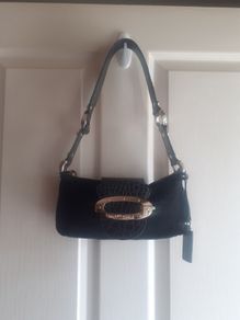 Guess by Marciano,  Timeless Black Baguette Bag.