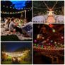 10m Smart Festoon Lights, Bluetooth and APP Control LED Globe String Lights, Plug in RGB & Warm White Multi Colored Fairy Lights, Voice/Music Sync Function for Party, Garden, Patio and More Image 5