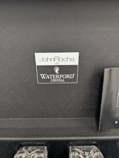 Waterfod crystal by John Rocha napkin holders