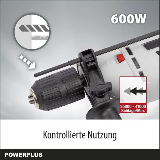 POWC10200 600w Electric Hammer Drill with Cable